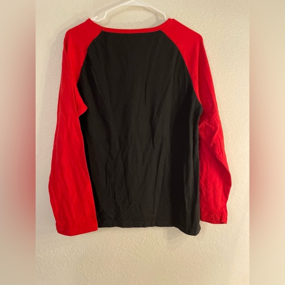 Santa's Squad Red and Black Long Sleeve Shirt size XL - Picture 2 of 4